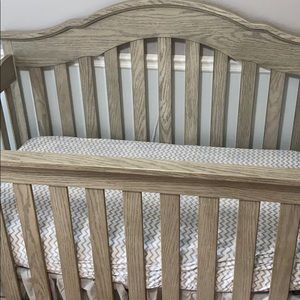 Chevron crib sheet